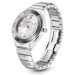 37mm hodinky švajčiarska výroba, kovový náramok, strieborný tón, nehrdzavejúca oceľ B8ZNT1221 Swarovski príslušenstvo - Image 2