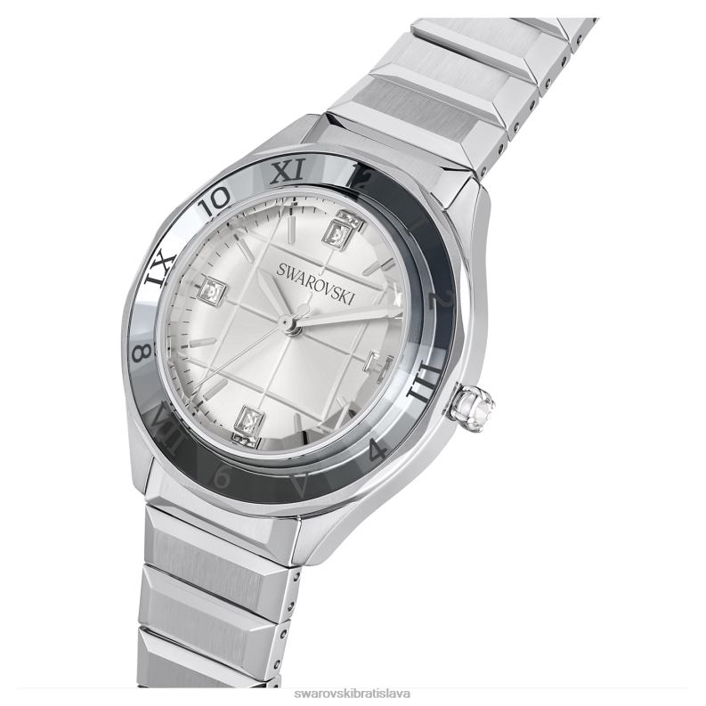 37mm hodinky švajčiarska výroba, kovový náramok, strieborný tón, nehrdzavejúca oceľ B8ZNT1221 Swarovski príslušenstvo - Image 4