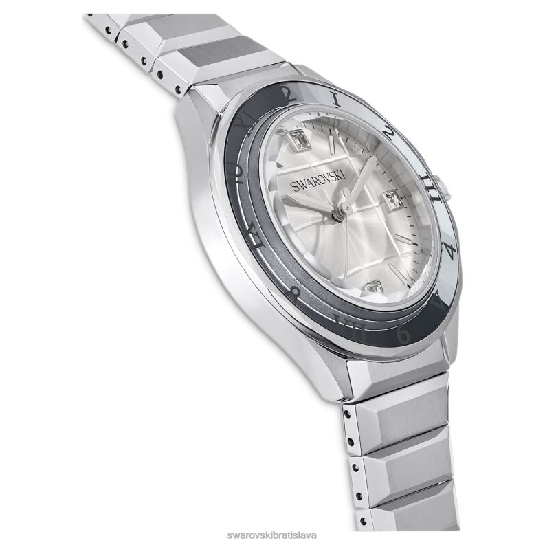 37mm hodinky švajčiarska výroba, kovový náramok, strieborný tón, nehrdzavejúca oceľ B8ZNT1221 Swarovski príslušenstvo - Image 5
