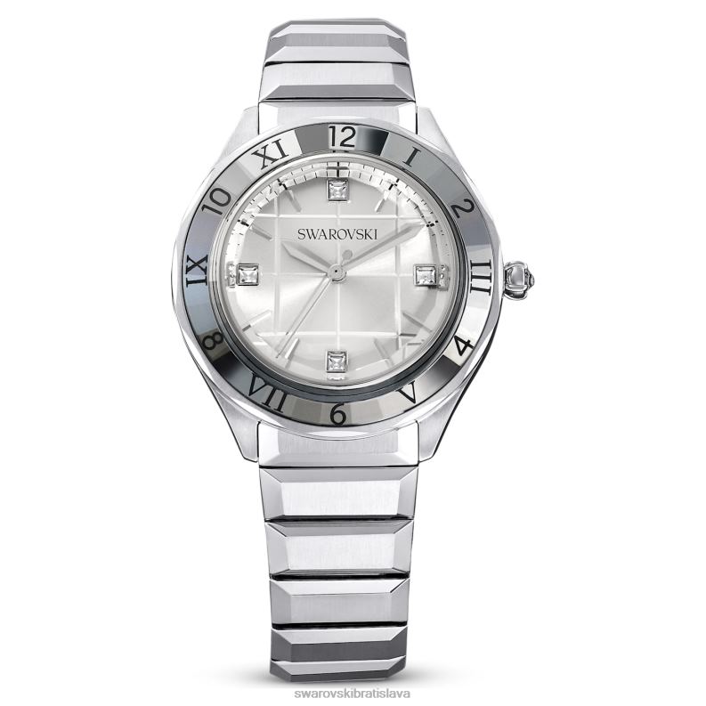 37mm_hodinky_svajciarska_vyroba_kovovy_naramok_strieborny_ton_nehrdzavejuca_ocel_b8znt1221_swarovski_prislusenstvo.jpg 37mm hodinky švajčiarska výroba, kovový náramok, strieborný tón, nehrdzavejúca oceľ B8ZNT1221 Swarovski príslušenstvo - Image 1