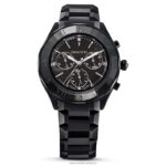 39 mm hodinky švajčiarska výroba, kovový náramok, čierny, čierny povrch B8ZNT1239 Swarovski príslušenstvo