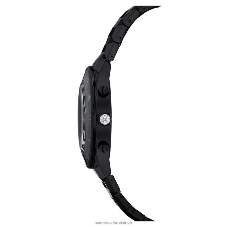 39 mm hodinky švajčiarska výroba, kovový náramok, čierny, čierny povrch B8ZNT1239 Swarovski príslušenstvo - Image 8
