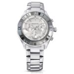 39 mm hodinky švajčiarska výroba, kovový náramok, strieborný tón, nehrdzavejúca oceľ B8ZNT1238 Swarovski príslušenstvo