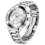 39 mm hodinky švajčiarska výroba, kovový náramok, strieborný tón, nehrdzavejúca oceľ B8ZNT1238 Swarovski príslušenstvo - Image 3