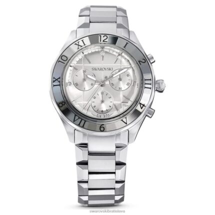 39 mm hodinky švajčiarska výroba, kovový náramok, strieborný tón, nehrdzavejúca oceľ B8ZNT1238 Swarovski príslušenstvo