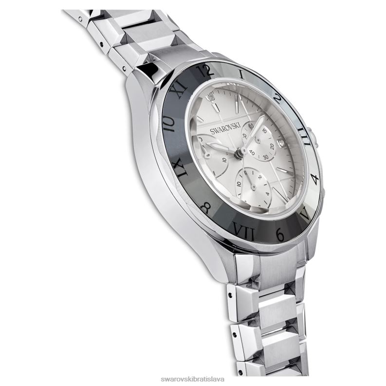 39 mm hodinky švajčiarska výroba, kovový náramok, strieborný tón, nehrdzavejúca oceľ B8ZNT1238 Swarovski príslušenstvo - Image 6