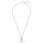 alea náhrdelník červená, rhodiovaná B8ZNT128 Swarovski šperky - Image 3