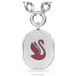 alea náhrdelník červená, rhodiovaná B8ZNT128 Swarovski šperky - Image 6