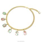 alea náhrdelník viacfarebné, pozlátené B8ZNT105 Swarovski šperky - Image 3