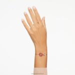 alea náramok červená, pozlátená ružovým zlatom B8ZNT445 Swarovski šperky - Image 2