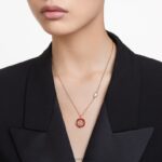 alea prívesok červená, pozlátená ružovým zlatom B8ZNT264 Swarovski šperky - Image 2