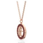 alea prívesok červená, pozlátená ružovým zlatom B8ZNT264 Swarovski šperky - Image 4