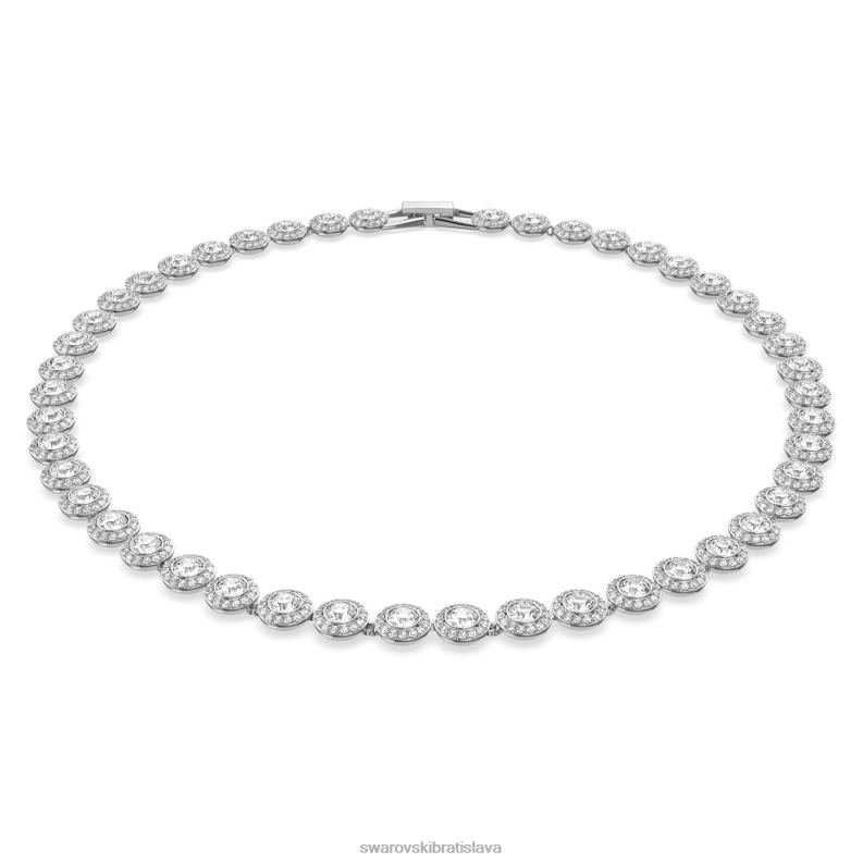anjelsky_nahrdelnik_okruhly_vybrus_biely_rhodiovany_b8znt5_swarovski_sperky.jpg anjelsky náhrdelník okrúhly výbrus, biely, rhodiovaný B8ZNT5 Swarovski šperky - Image 1