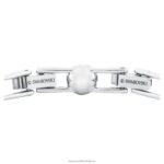 anjelsky náramok kruhový rez, dlažba, biela, rhodiovaná B8ZNT546 Swarovski šperky - Image 5