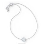 anjelsky náramok okrúhly výbrus, biely, rhodiovaný B8ZNT424 Swarovski šperky - Image 3