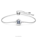 anjelsky náramok štvorcový rez, modrá, rhodiovaná B8ZNT425 Swarovski šperky