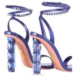aquazzura aura sandále veľmi peri B8ZNT1495 Swarovski sandále - Image 4