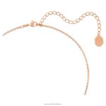 bella v prívesok okrúhly strih, ružové, pozlátené ružovým zlatom B8ZNT184 Swarovski šperky - Image 3
