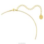 bella v prívesok okrúhly strih, zlatý tón, pozlátený B8ZNT190 Swarovski šperky - Image 3