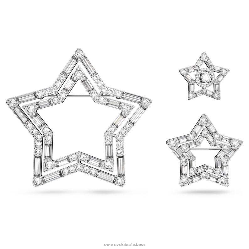 brosna_stella_zmiesane_rezy_hviezdicove_biele_rhodiovane_b8znt394_swarovski_prislusenstvo.jpg brošňa stella zmiešané rezy, hviezdicové, biele, rhodiované B8ZNT394 Swarovski príslušenstvo - Image 1