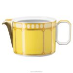 čajník signum porcelán, žltá B8ZNT1730 Swarovski dekorácie - Image 3