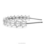 čelenka hviezda, biela, rhodiovaná B8ZNT1469 Swarovski príslušenstvo - Image 3