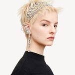 čelenka hviezda, biela, rhodiovaná B8ZNT1469 Swarovski príslušenstvo - Image 5