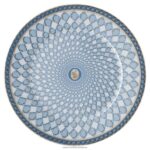 chlebový tanier signum porcelán, modrá B8ZNT1742 Swarovski dekorácie