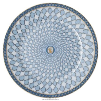 chlebový tanier signum porcelán, modrá B8ZNT1742 Swarovski dekorácie