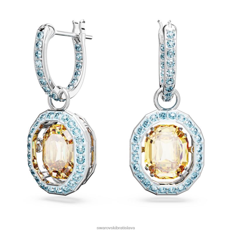 chroma_padacie_nausnice_osemhranny_vybrus_viacfarebny_rhodiovany_b8znt767_swarovski_sperky.jpg chroma padacie náušnice osemhranný výbrus, viacfarebný, rhodiovaný B8ZNT767 Swarovski šperky - Image 1