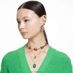 chroma padacie náušnice zmiešané strihy, viacfarebné, pozlátené B8ZNT853 Swarovski šperky - Image 6