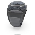 chrómový koktailový prsteň čierna, ruténiová B8ZNT1049 Swarovski šperky - Image 4