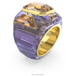 chrómový koktailový prsteň fialová, pozlátená B8ZNT1051 Swarovski šperky - Image 3