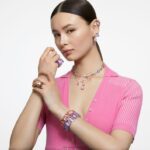 chrómový koktailový prsteň fialová, pozlátená B8ZNT1051 Swarovski šperky - Image 5