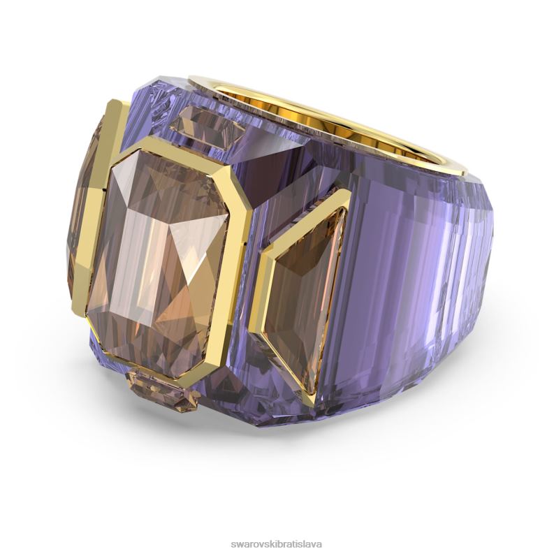 chromovy_koktailovy_prsten_fialova_pozlatena_b8znt1051_swarovski_sperky.jpg chrómový koktailový prsteň fialová, pozlátená B8ZNT1051 Swarovski šperky - Image 1