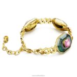 chrómový náramok zmiešané strihy, viacfarebné, pozlátené B8ZNT426 Swarovski šperky - Image 5