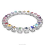 chrómový tlmič nadrozmerné kryštály, viacfarebné, rhodiované B8ZNT370 Swarovski šperky