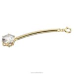 constella extender okrúhly výbrus, biely, pozlátený B8ZNT1108 Swarovski šperky - Image 3