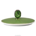 cukornička signum porcelán, zelená B8ZNT1725 Swarovski dekorácie - Image 4