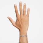 Deň otcov - otec náramok biela, rhodiovaná B8ZNT470 Swarovski šperky - Image 2