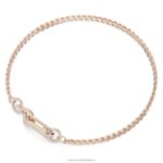 dextera náhrdelník dlažba, zmiešané články, biela, pozlátená ružovým zlatom B8ZNT36 Swarovski šperky - Image 2