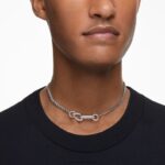dextera náhrdelník dlažba, zmiešané články, biela, rhodiovaná B8ZNT33 Swarovski šperky - Image 2