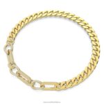 dextera náhrdelník vyhlásenie, zmiešané odkazy, biele, pozlátené B8ZNT43 Swarovski šperky - Image 3