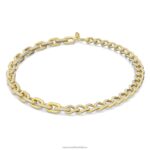 dextera náhrdelník zmiešané články, biele, pozlátené B8ZNT68 Swarovski šperky