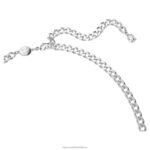 dextera náhrdelník zmiešané rezy, biele, rhodiované B8ZNT107 Swarovski šperky - Image 4