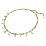 dextera náhrdelník zmiešané strihy, biele, pozlátené B8ZNT110 Swarovski šperky - Image 3