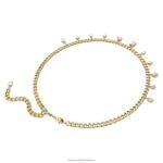 dextera náhrdelník zmiešané strihy, biele, pozlátené B8ZNT110 Swarovski šperky - Image 5