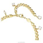 dextera náramok a náramok zmiešané strihy, biele, pozlátené B8ZNT461 Swarovski šperky - Image 4