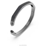 dextera náramok osemuholníkový tvar, čierna, ruténiová B8ZNT600 Swarovski šperky - Image 4