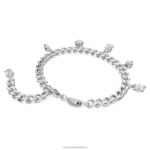 dextera náramok zmiešané rezy, biele, rhodiované B8ZNT453 Swarovski šperky - Image 5